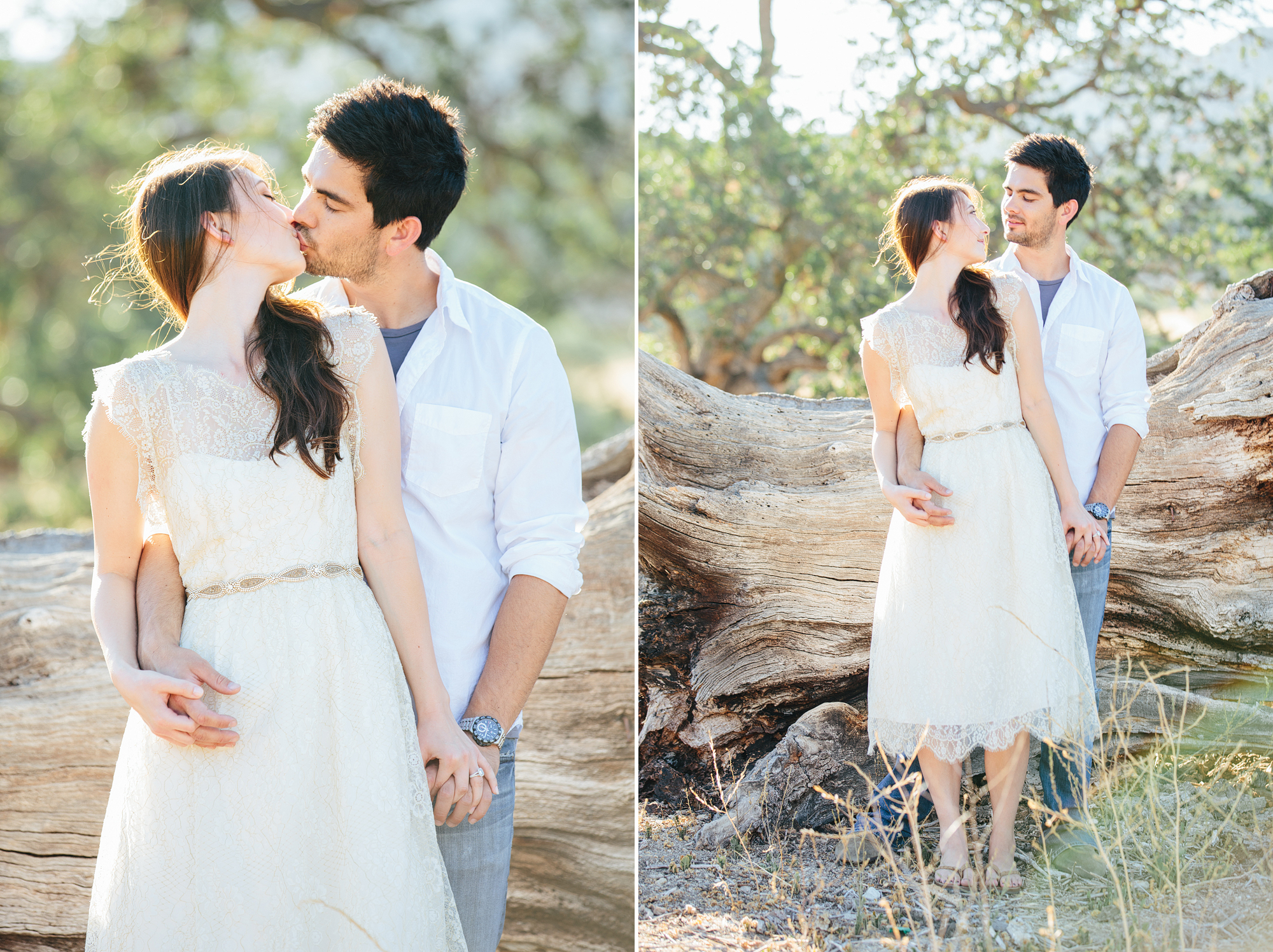 rustic and sweet California engagement: Haley + Matt