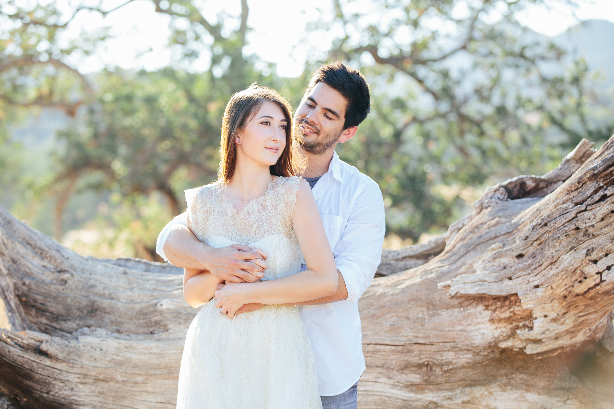 rustic and sweet California engagement: Haley + Matt