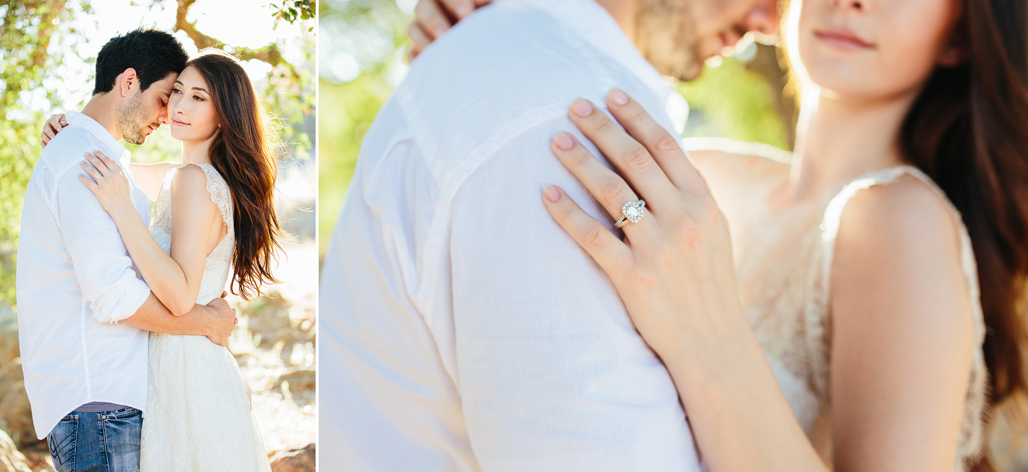 rustic and sweet California engagement: Haley + Matt