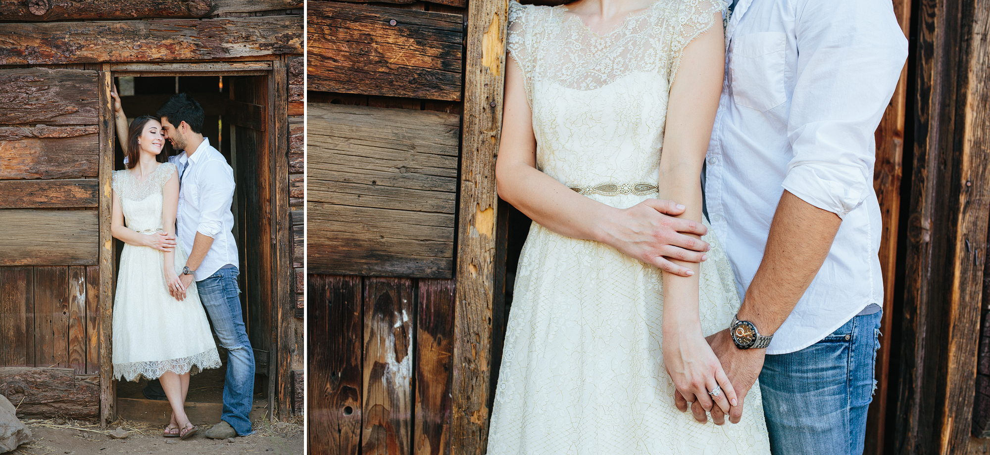 rustic and sweet California engagement: Haley + Matt