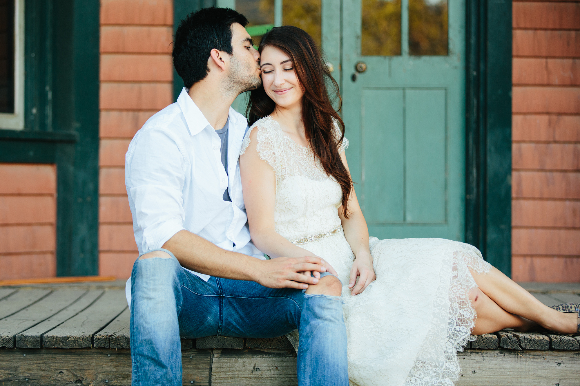 rustic and sweet California engagement: Haley + Matt