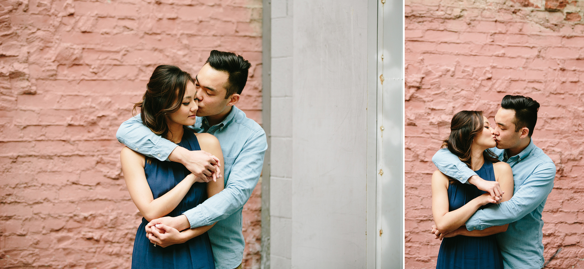 Los Angeles Engagement session at Bottega Louie and The Perch