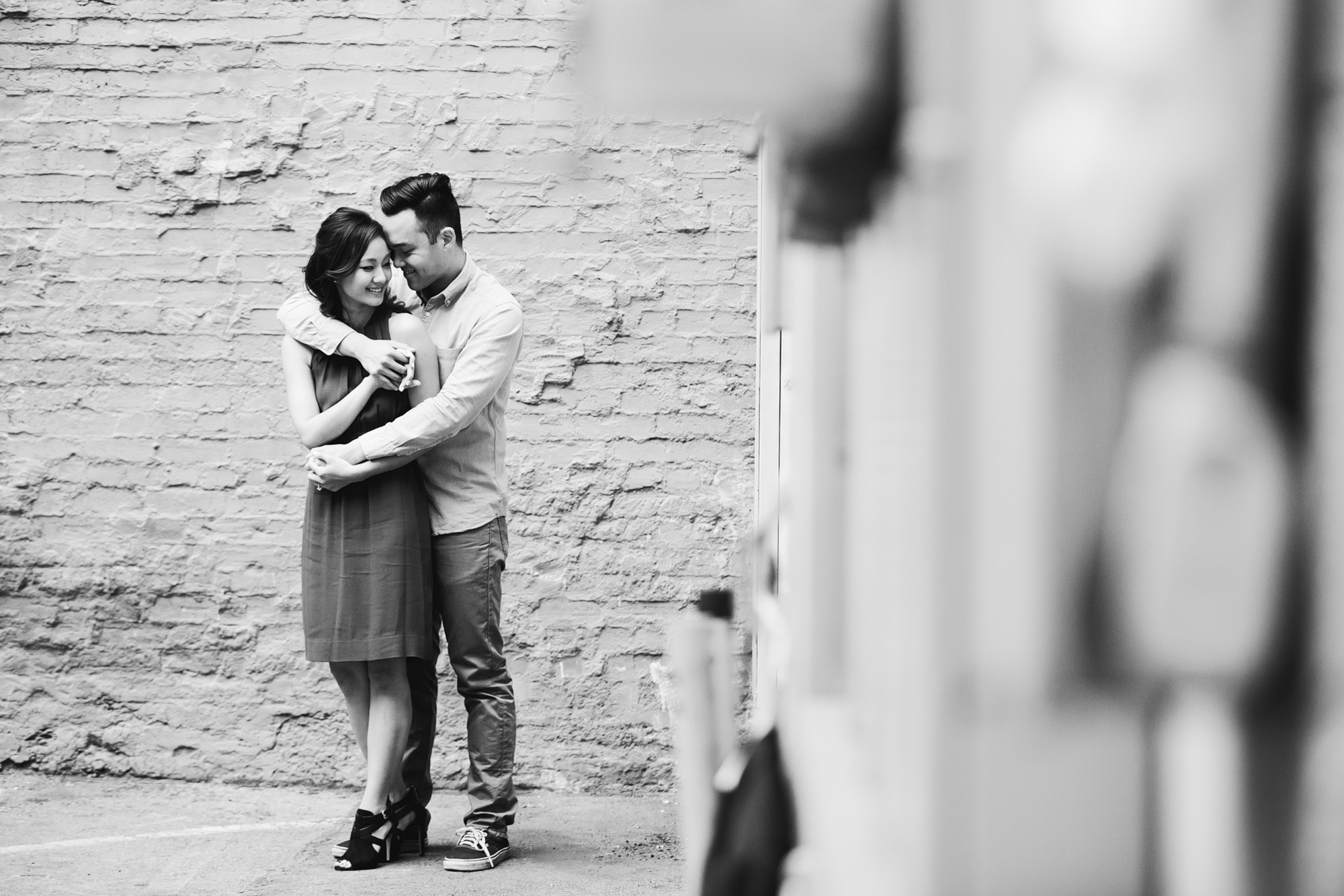 Los Angeles Engagement session at Bottega Louie and The Perch