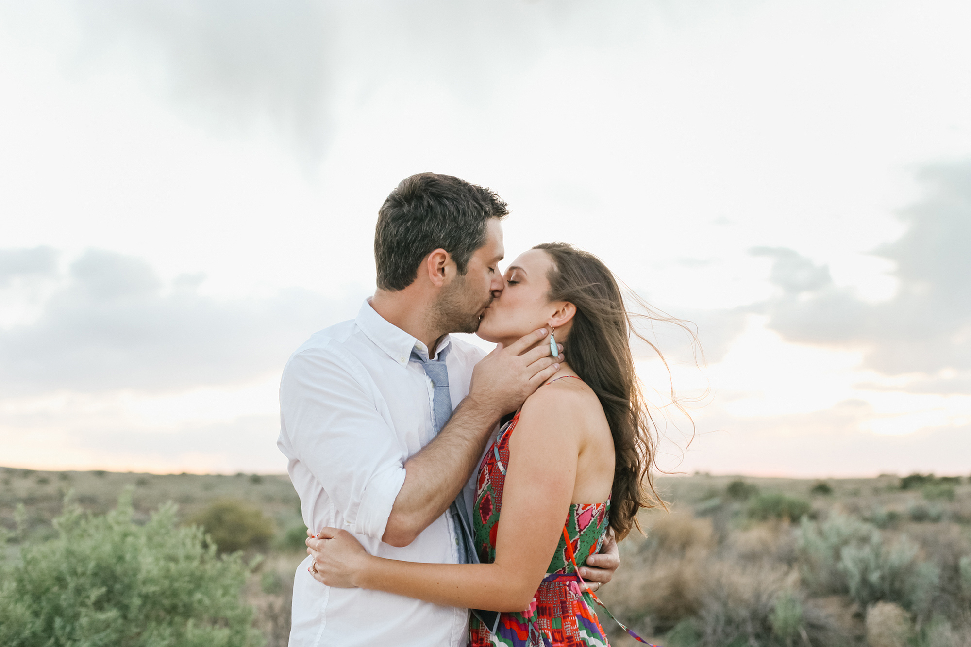 Kisses at sunset are some of the best kisses!