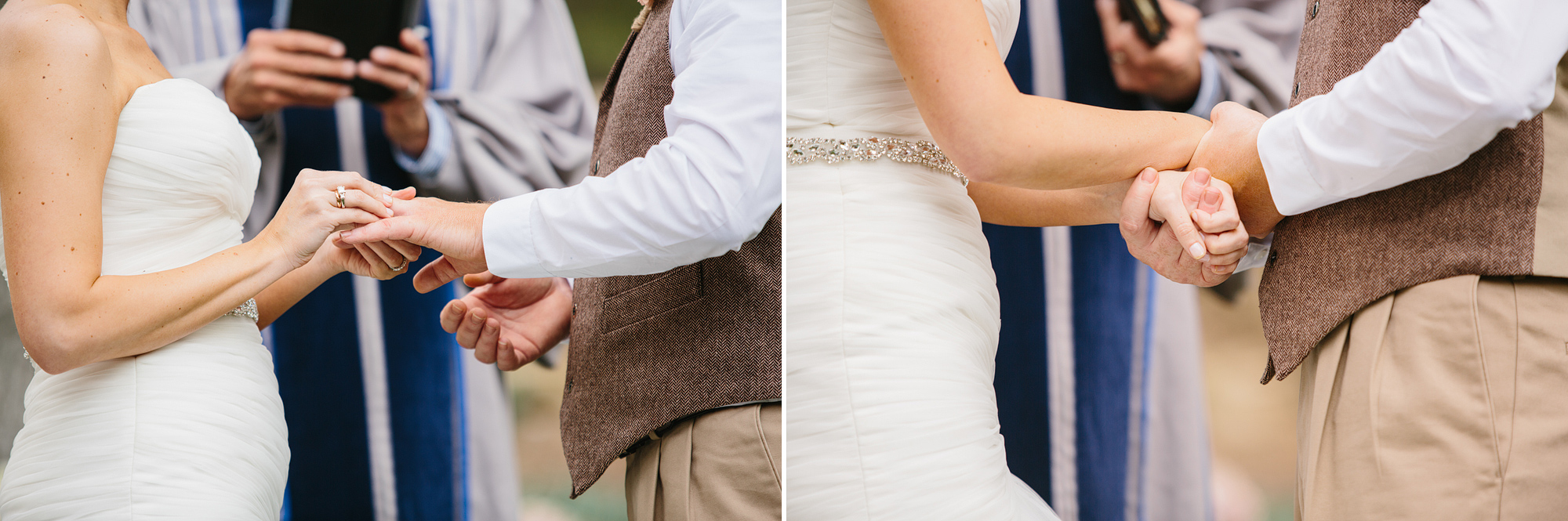 These photos show Ewa putting the ring on Chris