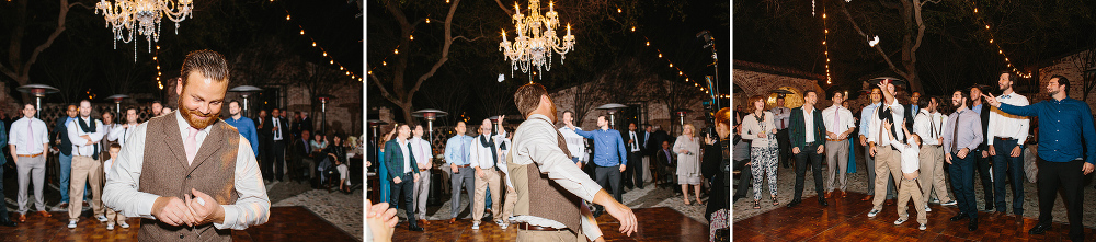 Here are photos of the garter toss. 