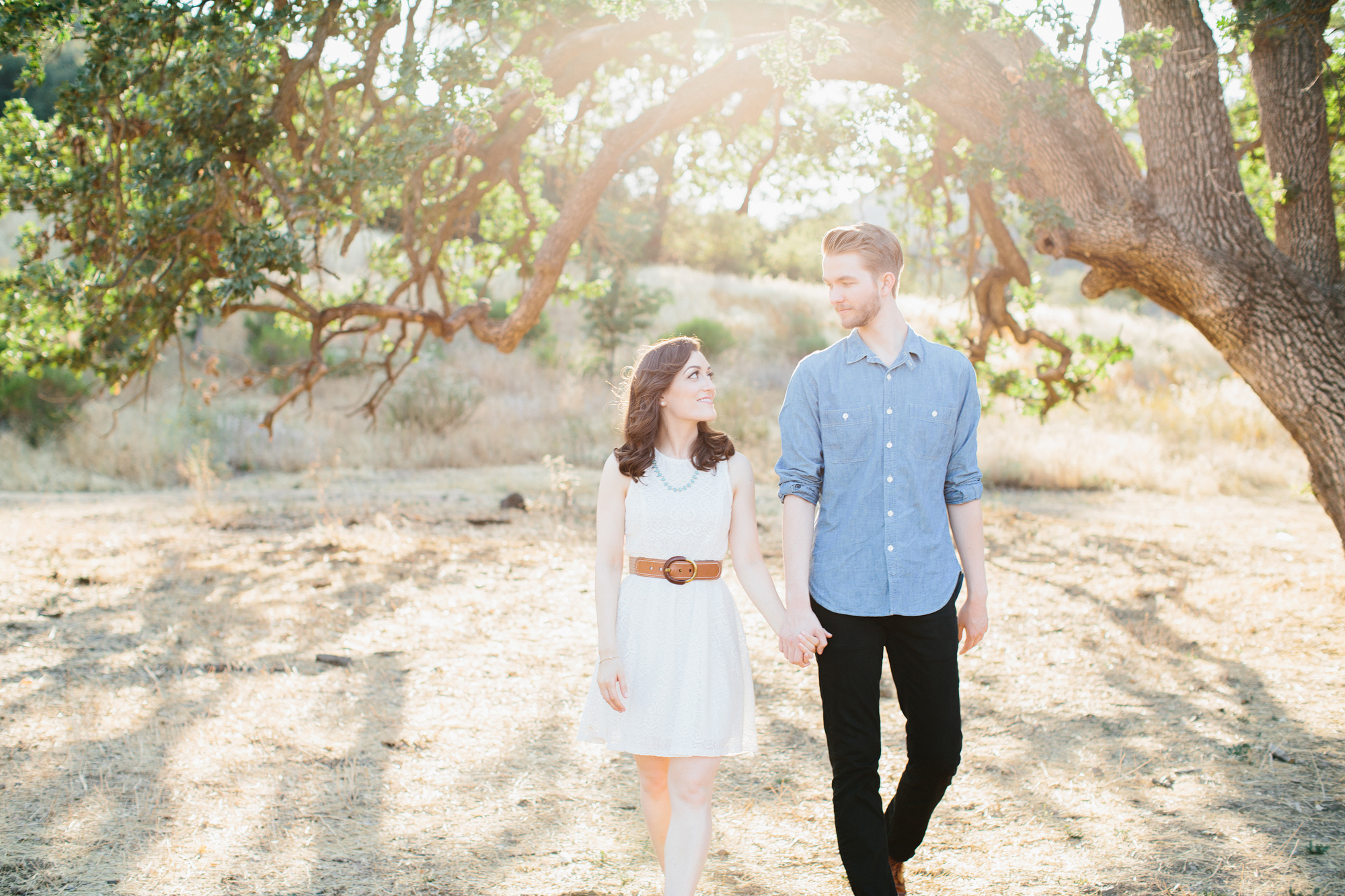 Here is a cute photo of Laura and Karl walking in the Malibu Hills. 