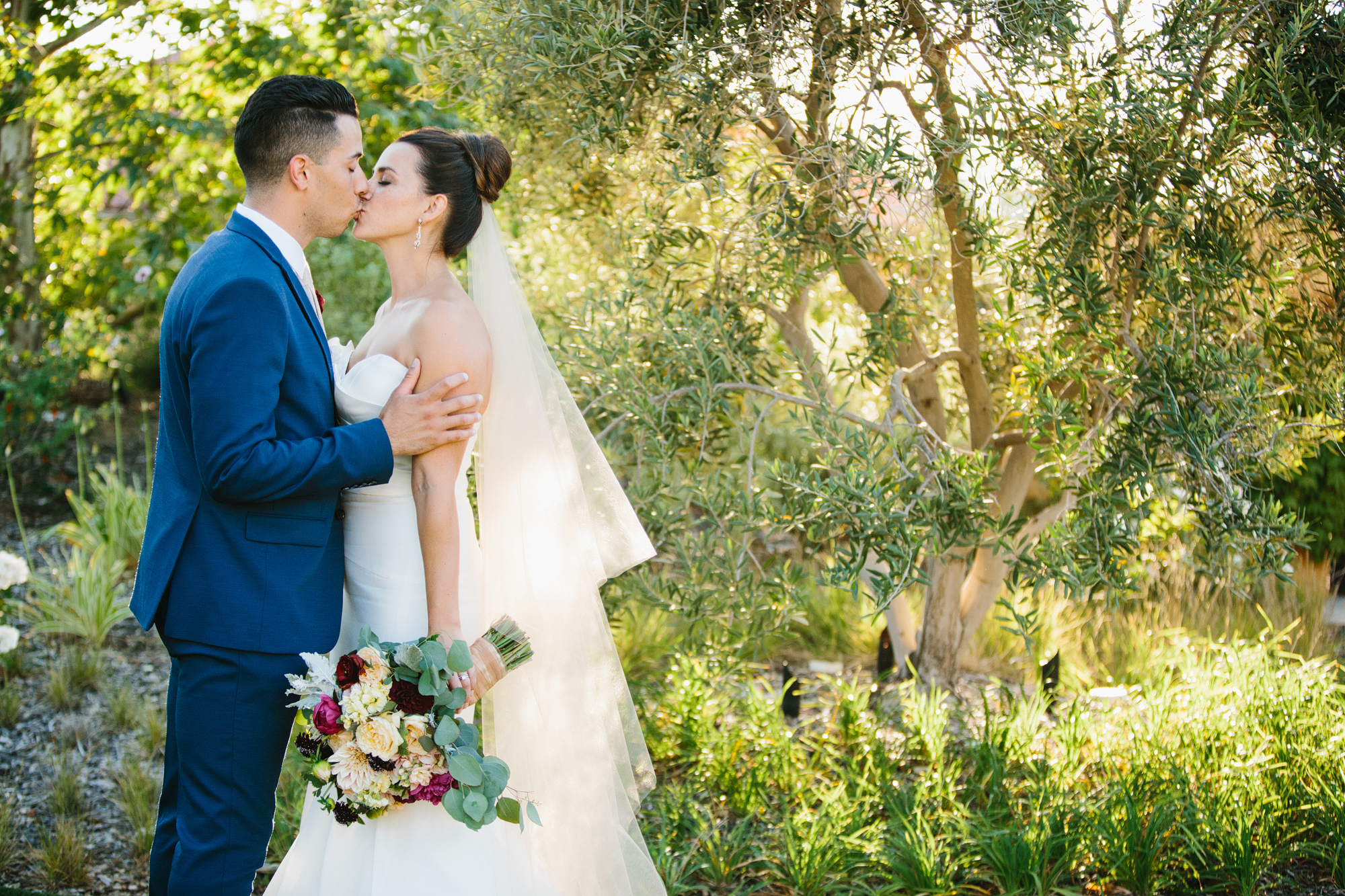 This photo is of Christina and Mike on their wedding day. 