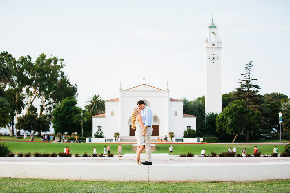 Alyssa and James at Loyola Marymount. 