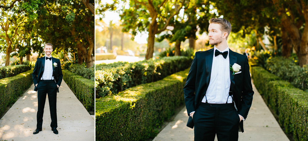 Portraits of the groom. 