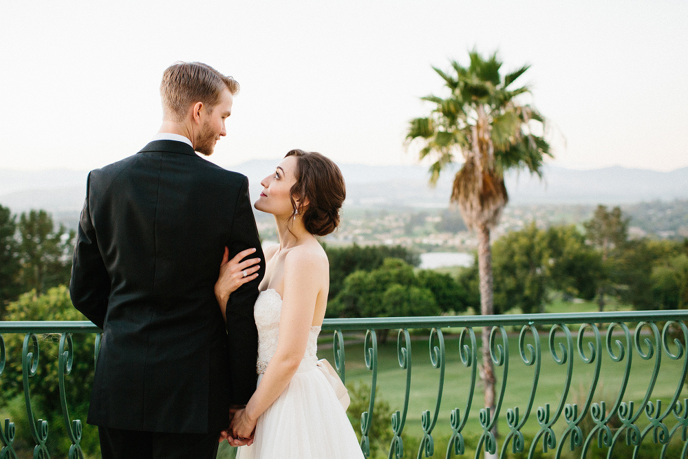 A sweet photo of Laura looking up at Karl. 