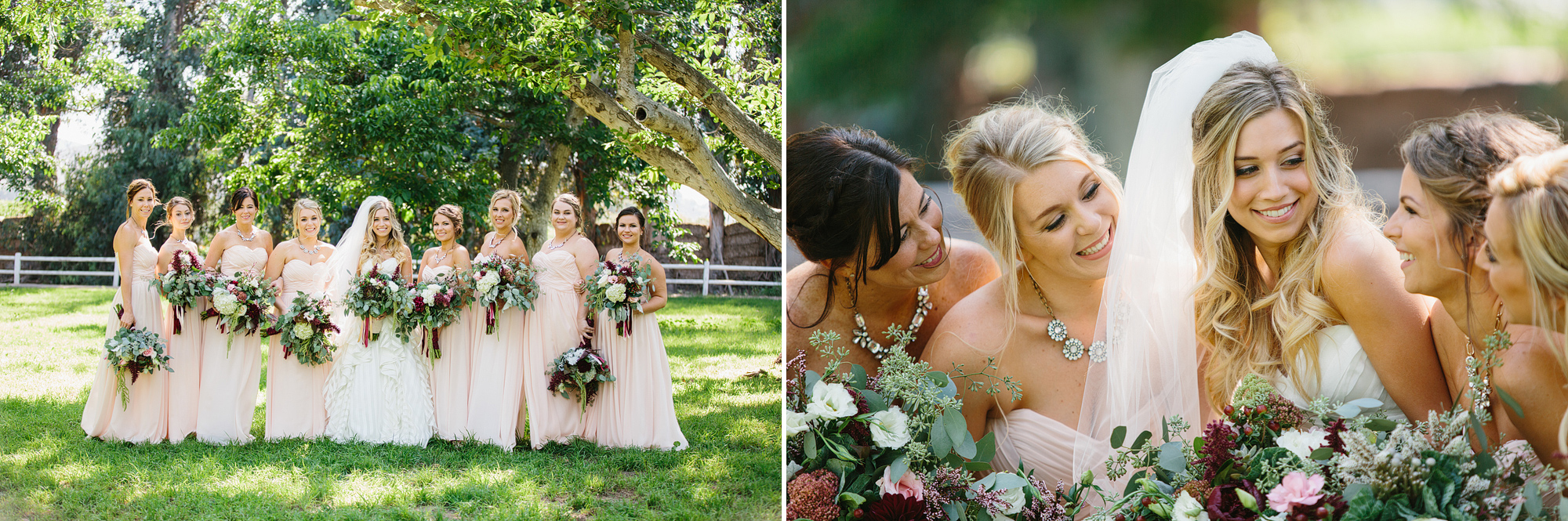 Photos of Katie and her bridesmaids. 