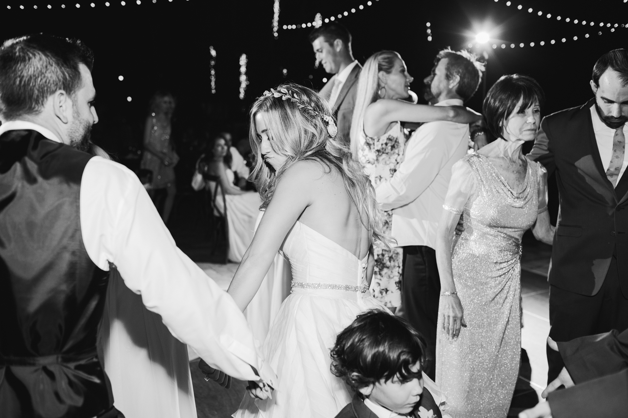 Katie dancing during the reception. 