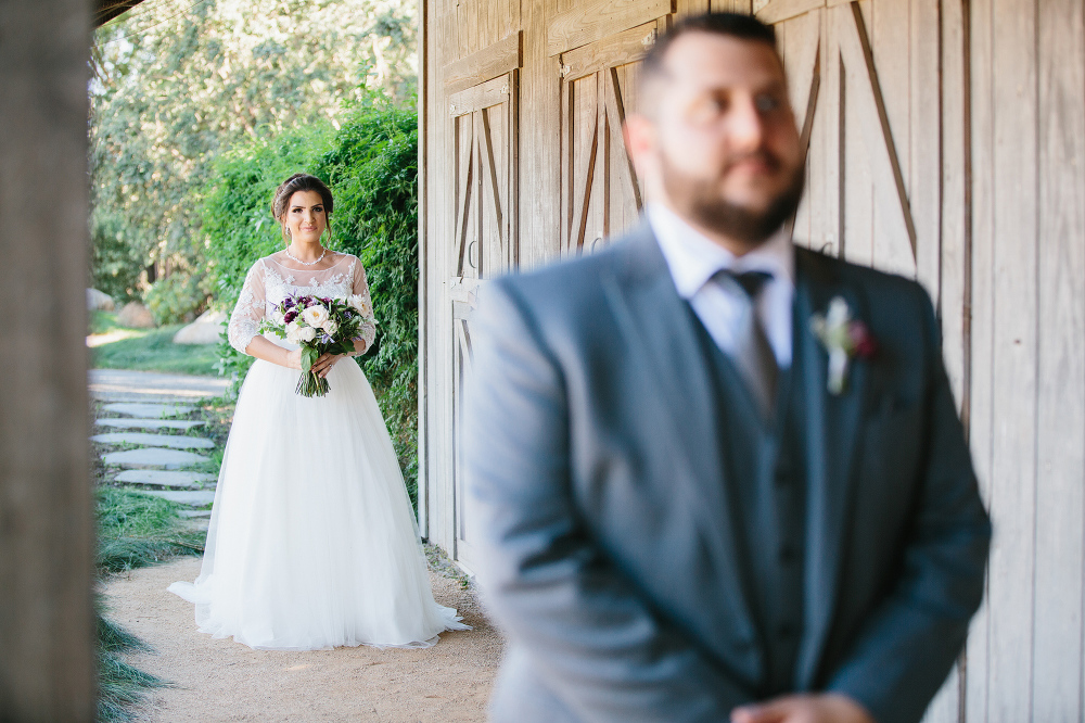 The bride and groom