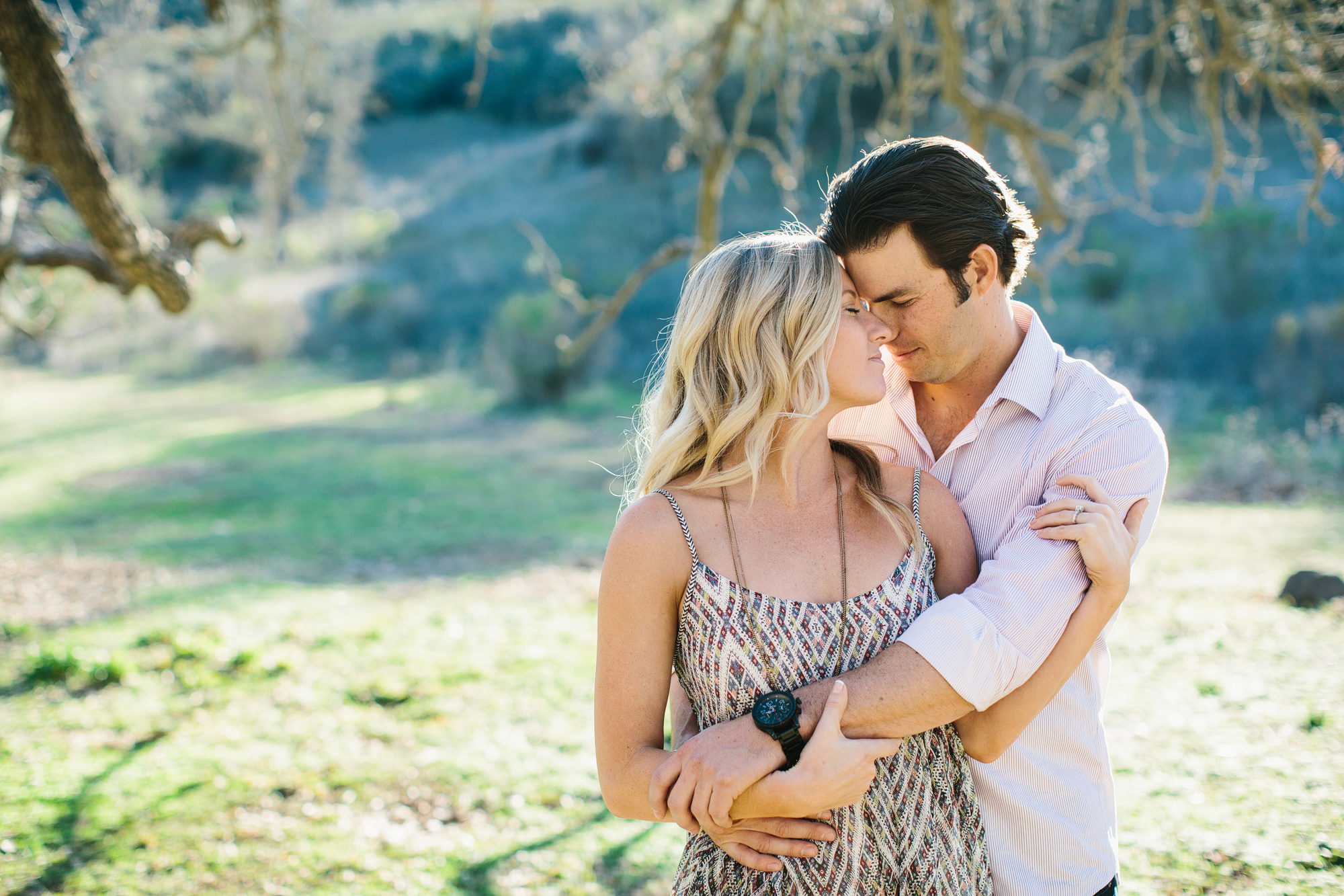 A sweet moment of the couple. 